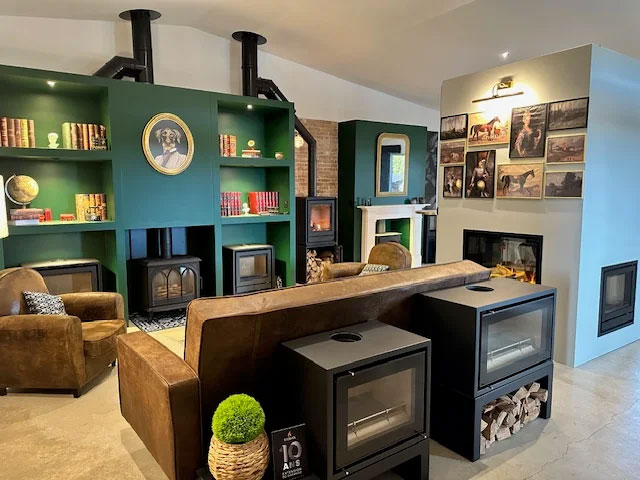 Showroom poêles à bois Stovax Villefranche-sur-Saône intérieur Protat